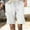 White, variant on AXXD Shorts For Women Clearance Under $10,Plus Size Solid Tightness Cropped Trousers Pocket Overalls Gym Shorts Women Plus Size Army Green L