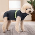 thumbnail image 4 of Dog Fleece Vest,Winter Warm Jacket Sweater with D-Ring,Cold Weather Coat for Small Medium Dogs Cats Dark Gray 2XL, 4 of 5