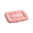 thumbnail image 2 of Soft Plush Pet Bed Mat for Dogs Cats Cozy Sleeping Pad Breathable Crate Kennel Cushion Small Medium Large Indoor Floor Mat(Pink-S), 2 of 6