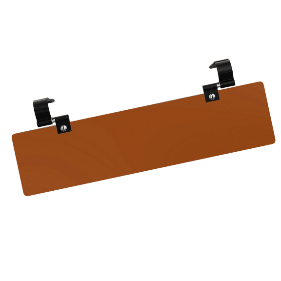 Glare Guard Copper Polarized Sun Car Visor Extender, Anti-Glare UV Visor Extender Protects Glare & UV Rays, Universal Sun Blocker Extension 14" x 3.25" Fits Cars, Trucks, SUVs & RVs Made in USA