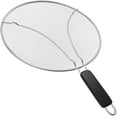 thumbnail image 1 of Large Splatter Screen for Frying Pan, 15 Inch Stainless Steel Grease Splatter Guard, Mesh Frying Screen Keeps Kitchen Clean and Protects Skin From Burns, 1 of 7