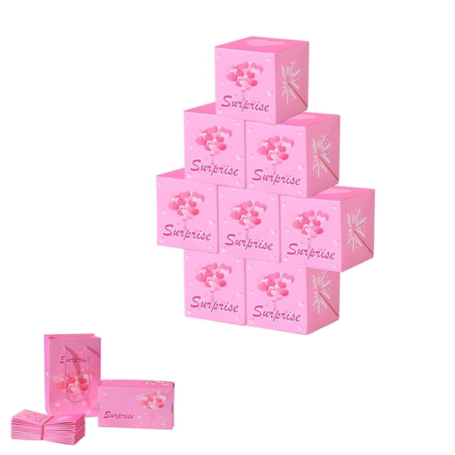 Decoraciones para el día de San Valentín, adornos para el día de San Valentín, regalos para el día de San Valentín, caja de regalo sorpresa para el día de San Valentín, caja de regalo roja para la caj
