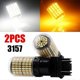 thumbnail image 1 of 2pcs 3757 3157 4157na Led Bulb Switchback White Amber Parking Turn Signal Light, 1 of 3