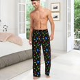 thumbnail image 4 of PISONIC Funny Mens Pajama Pants Lounge Men's Pajama Bottoms Soft Sleep Pants With Pockets Drawstring, 4 of 7