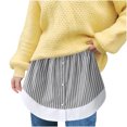 thumbnail image 1 of Birdeem Jupe Grande Taille à Rayures Transparentes Superposées pour Femmes, 1 of 9