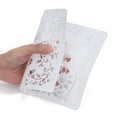 thumbnail image 5 of 2pc Plastic Reusable Drawing Painting Stencils Templates for DIY Scrapbook Wall Fabric Floor Furniture Rectangle White 262x174x0.4mm, 5 of 6