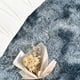 thumbnail image 5 of Alfombra FlyDoit de felpa azul y gris teñida con corbata, 274 x 366 cm, 5 of 9