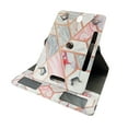 thumbnail image 2 of Gold Pink Marble tablet case 7 inch for RCA Mercury 7" 7inch android tablet cases 360 rotating slim folio stand protector pu leather cover travel e-reader cash slots, 2 of 6