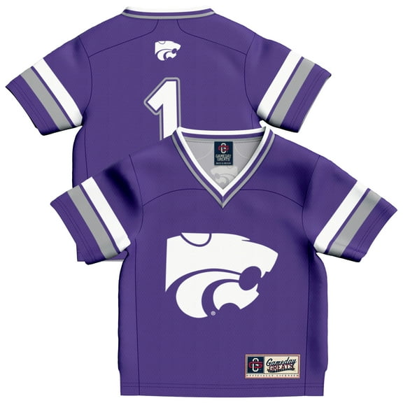 Infant GameDay Greats #1 Purple Kansas State Wildcats Collegiate Football Fashion Jersey