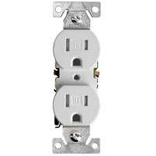 Réceptacle Duplex Inviolable TR270W&44; Blanc