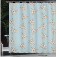 thumbnail image 3 of Ambesonne Abstract Shower Curtain, Vintage Floral Element, 69"Wx75"L, Pale Blue Grey Beige, 3 of 4