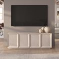 thumbnail image 5 of Morse Rectangular TV Stand for TV's up to 75" in Alder White, 5 of 9