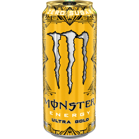Monster Energy Ultra Gold, Sugar Free Energy Drink, 16 fl oz