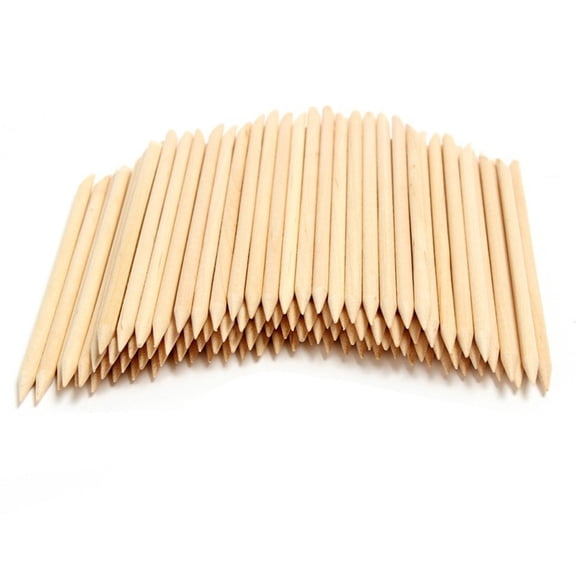 GENEMA 100Pcs 4.5" Inch Wood Paint Stain Epoxy Resin Epoxy Mixing Stir Sticks Bubble Busters Tools Resin Bubble Remover Needle