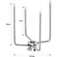 thumbnail image 5 of Jinsinto Fourchette Tourne Broche Fourchette Barbecue, Broche et Pointe pour Rôtissoire Diamètre Ensemble de 2, 5 of 5