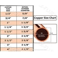 thumbnail image 2 of (50pcs) EZ-FLUID Plumbing 1" C X MIP LF Copper Male NPT Adapter Pressure Copper Fittings,Sweat Solder Connection for Residential,Commercial Tube Pipe, 2 of 4