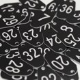 thumbnail image 4 of StayMax ABS Motel Hotel Room Number Tag (1-25, Black), 4 of 5