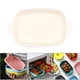 thumbnail image 4 of para hornear de cerámica Platos de hornear rectangular Adecuados para horno Microondas de cocina Horneado Horneado Vajilla Herramienta de cocció blanco perfecl Placa para hornear, 4 of 8