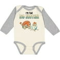 thumbnail image 3 of Inktastic I'm the Big Brother Ankylosaurus Bros Boys Long Sleeve Baby Bodysuit, 3 of 5
