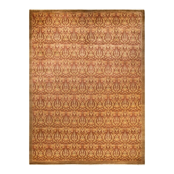 Mogul, One-of-a-Kind Hand-Knotted Area Rug - Yellow, 10' 4" x 14' 0"