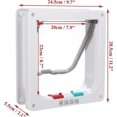 thumbnail image 5 of Cat Door Flap XLarge(Outer Size 11' x 9.8'), 4Way Locking Cat Flap for Interior Exterior Doors, 5 of 5