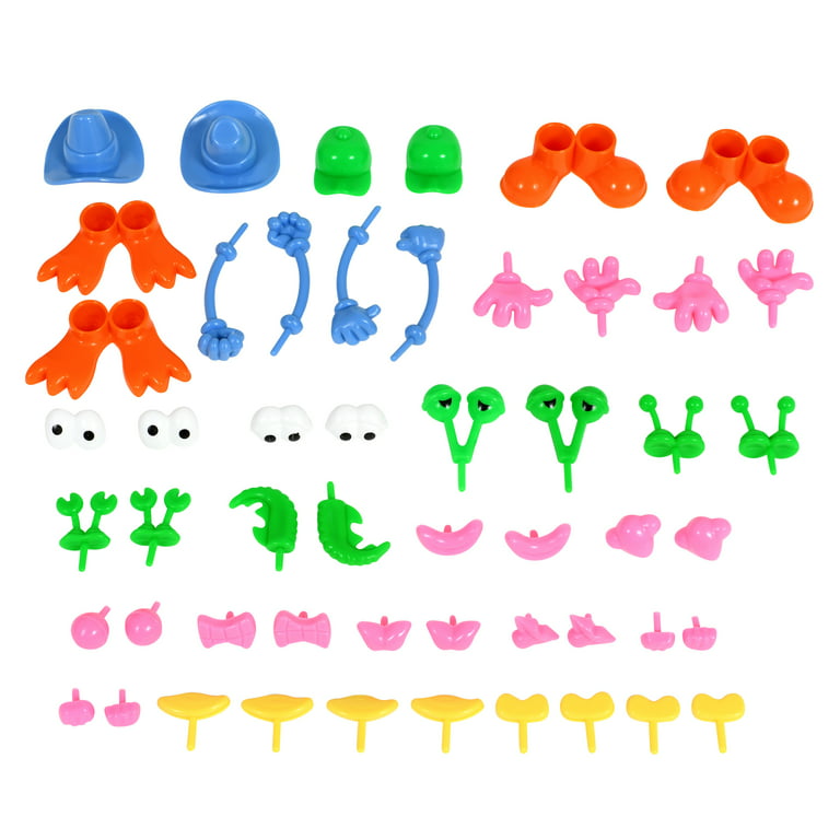 Ready 2 Learn Dough Character Accessories, 52 per Set, 3 Sets