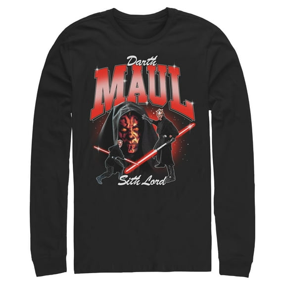 Mens Star Wars Sith Lord Maul Long Sleeve Shirt
