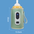 thumbnail image 6 of Lohuatrd 1 Set Bottle Warmer with Buckle LCD Screen Type-c Cable 3-level Adjustable Digital Display Baby Milk Bottle Heating Cover Daily Use, 6 of 8