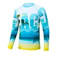thumbnail image 5 of Weilanxin Men's Swim Shirt UPF 50+ UV Sun Protection Quick Dry Rash Ruard Shirts Long Sleeve Surf Shirt Fishing Beach T-Shirt Beach L, 5 of 8