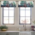 thumbnail image 4 of LALILO Kitchen Curtain Valance Autumn Still Life Pumpkin Rod Pocket Window Curtain 52"x 18" Set of 2, 4 of 7