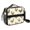 Rooster and Hen, variant on Rooster and Pumpkin Blue Pattern Insulated Lunch Bag with Shoulder Strap and Bottle Holder,Bento School Lunch Bag Box,11x9.5x3.5 Inches