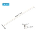 thumbnail image 2 of Uxcell 14G Bicycle Spokes, Stainless Steel J Bend 2mm MTB Spokes with Brass Nipples for Road Bikes Silver 11.34 in, 2 of 6
