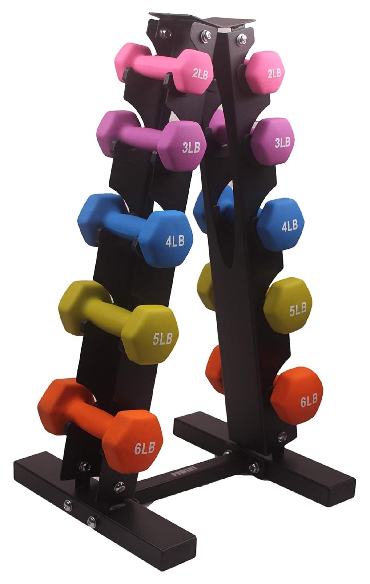 Neoprene Dumbbell Pair | Hex Hand Weights for Women & Men | Coated Colorful Weights for Home Gym | 2-20 lbs