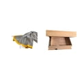 thumbnail image 1 of Manta De Punto A Rayas Con Estante Flotante Y Cajón De Pared. Suave Y Cálida, Ideal Para Decorar Dormitorios, Sofás, Camas, Sillas, Habitaciones De Estudiantes, Apartamentos U Oficinas., 1 of 8