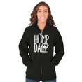 thumbnail image 4 of Hump Day Funny Camel Office Workout Unisex Fleece Graphic Zip Up Hoodie Brisco Brands 2X, 4 of 5