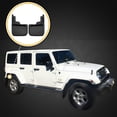 thumbnail image 2 of Red Hound Auto 2007-2018 Compatible with Jeep Wrangler JK JKU Mud Flaps Guards Splash Flares Rear Molded 2pc 82210232, 2 of 6
