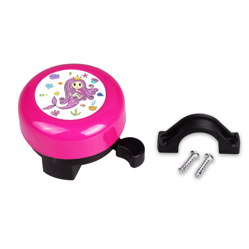 Mini Factory Bike Bell for Kid Girls Cute Pink Girly Mermaid Children s Bike Accessory Safe Cycling Ring Horn for Bicycle handlebars Mermaid Walmart