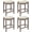 Beige, variant on Westice Bar Stools Set of 2, Counter Height Stools Saddle Seat, 27” Vintage Linen Fabric Chairs with Wood Legs and Nailhead Upholstered Seat for Kitchen Island, Beige