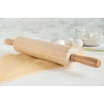 thumbnail image 3 of Fox Run Rolling Pin, Wood, 11.75-Inch Barrel, 3 of 4
