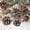 C, variant on Zenithome White Edged Natural Pine Cones Christmas Tree Ornaments, 9-Piece/6-Piece Set for Holiday Decor, Handcrafted Rustic Decorations for Garland Wreath Centerpiece