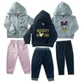 thumbnail image 1 of Kit 3 Conjuntos Sudadera y Pants Disney Minnie Mouse NiÃ±a Talla 3x aÃ±os Disney Playeras y Tops para niÃ±as, 1 of 5