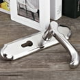 thumbnail image 4 of serony Stainless Steel Door Handle Lock Keyed Handleset Lever Mortise Panel Lock B, 4 of 9