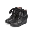 thumbnail image 5 of New Girl Link Peggy-61K Leatherette Round Toe High Top Wedge Sneaker, 5 of 5