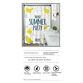 thumbnail image 5 of Small Fresh Series Household Shower Curtain Toilet Bathroom Curtain Hand-painted Waterproof Shower Curtain 1.2M * 1.8M, 5 of 6