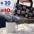 thumbnail image 5 of 4th July Tumbler with Handle and Straw Lid 40 oz,Cute Summer Patriotic Gift for Women Men American Flag Hearts Vacuum Insulated Leak Proof Stainless Steel Coffee Cup Mug, 5 of 6