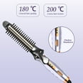 thumbnail image 6 of Banzch Curling Iron Curling And Straightening Hair 2 In 1 Electric Curling Comb For Curls Beach Waves30s Fast Heat-up Long Barrel For Long Hair,Mothers Day Gifts, 6 of 7