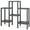 Grey, variant on Gymax 6-Tier Plastic Modular Storage Shelves Open Display Utility Shelving Unit White