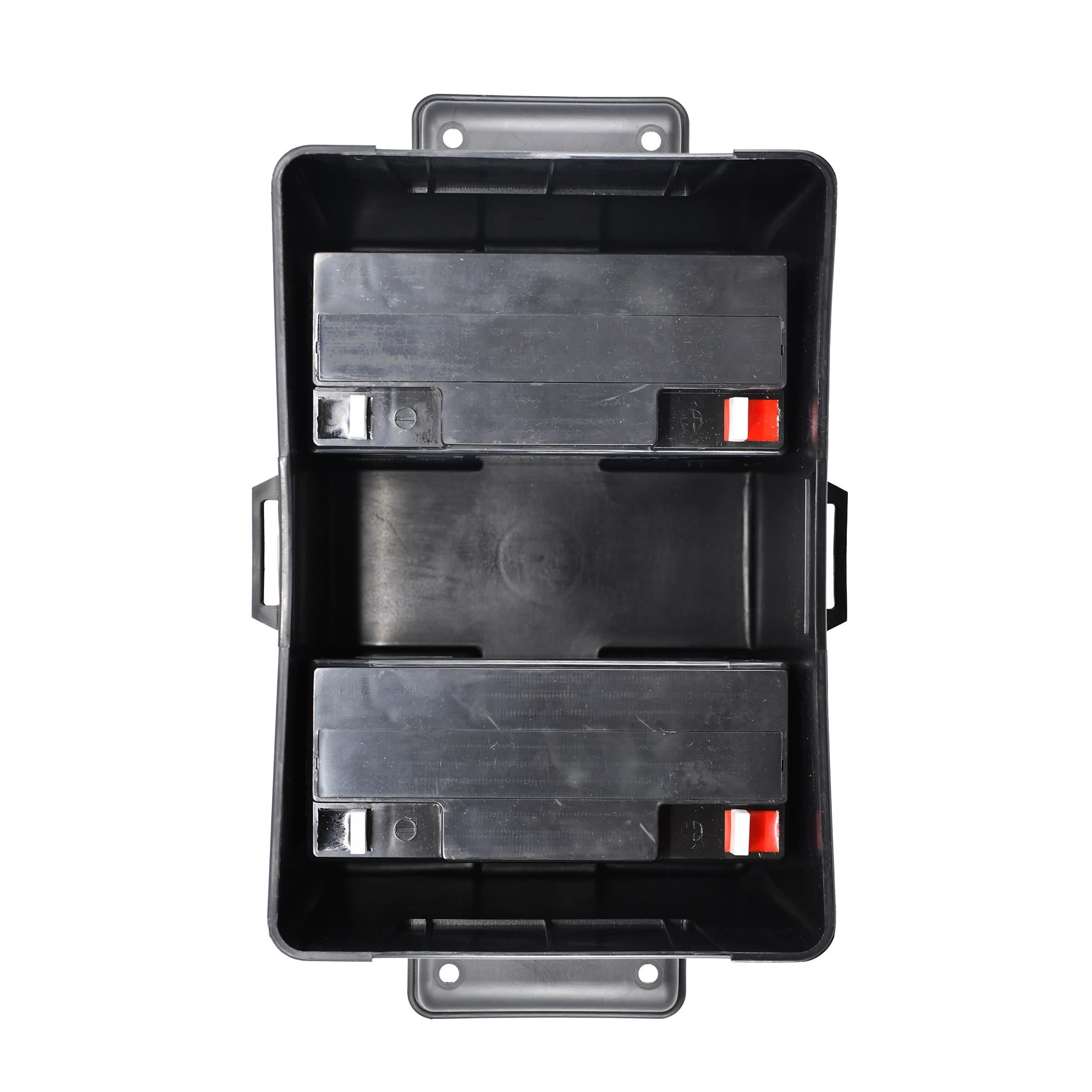 Battery Box LM130/12AH for two 12AH Batteries Plus 2 x 12V 12AH Batteries