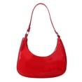 thumbnail image 2 of Bolsa Bolso pequeño para axila de charol de color sólido para mujer (rojo) JShteea Para Estrenar, 2 of 9
