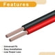 thumbnail image 5 of Ofertas Únicas Cable de Inversor de Batería de 120cm 4AWG Cable de Batería de Cobre Estaño Negro 3/8", 5 of 7